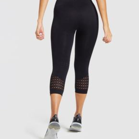 Gymshark Energy +Seamless  Cropped Leggings - Picture 5 of 8